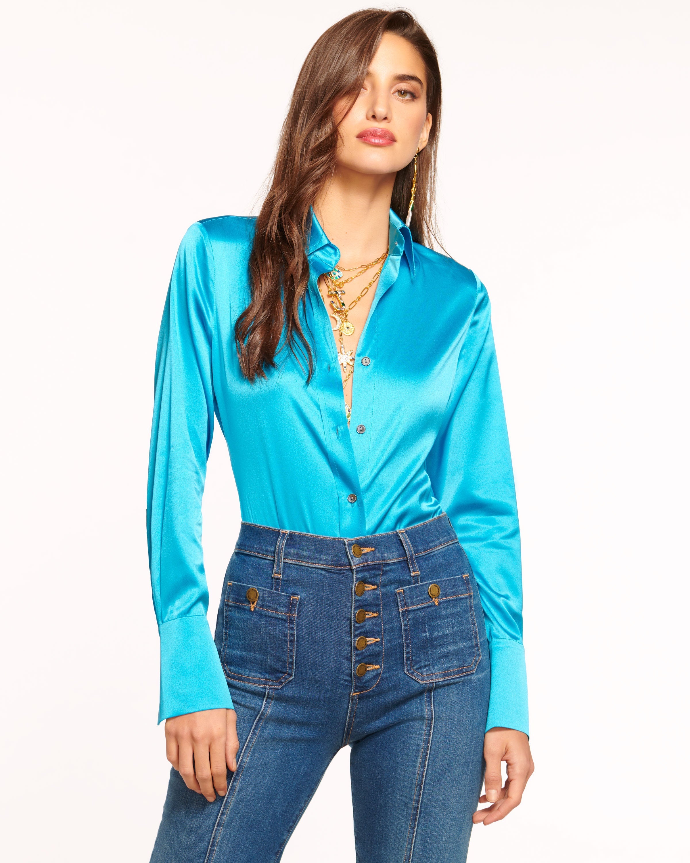 Victoria Button Down Blouse | Ramy Brook
