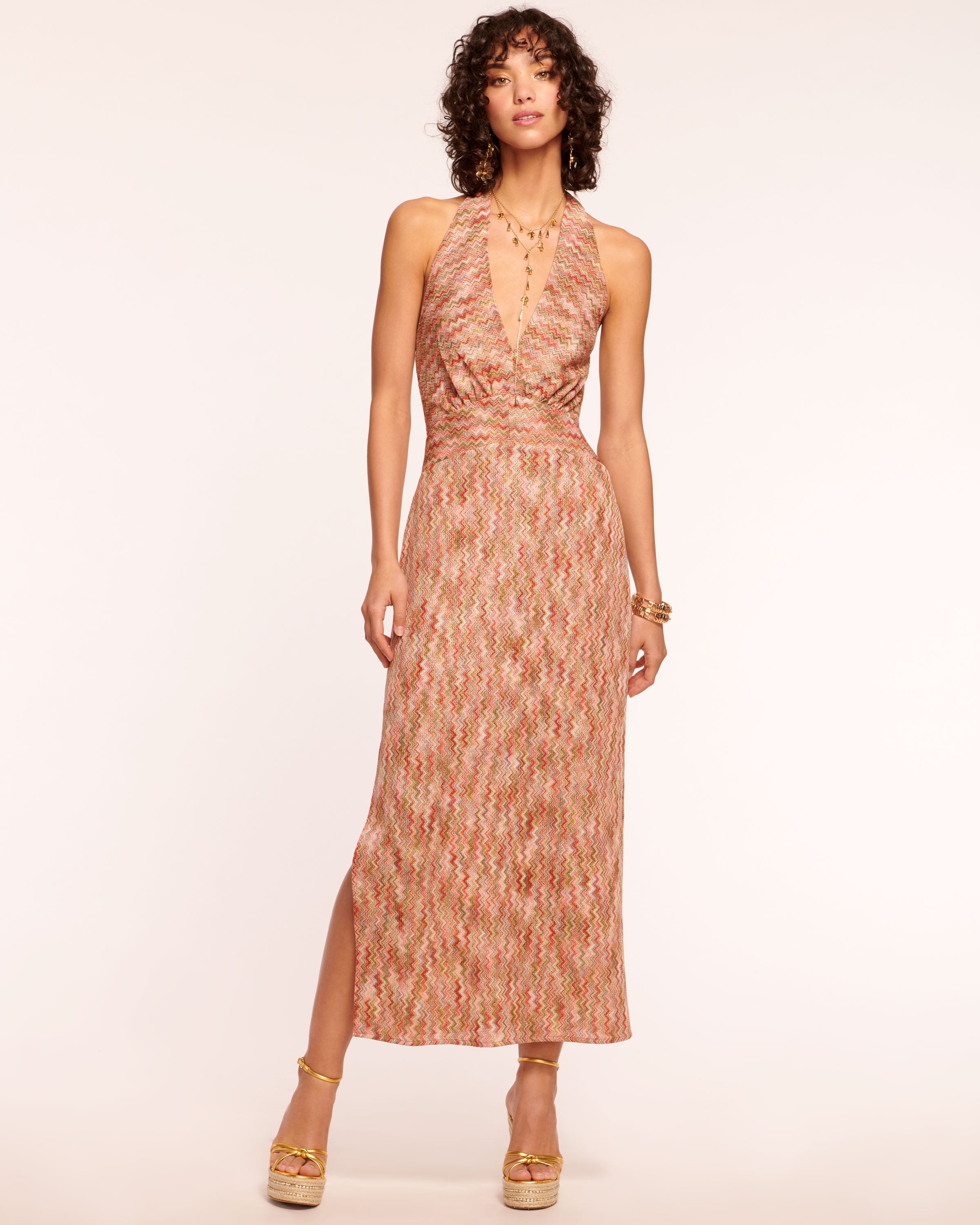 Ramy Brook Formal offers Regina Cutaway Hi-lo Dress. Sz:L